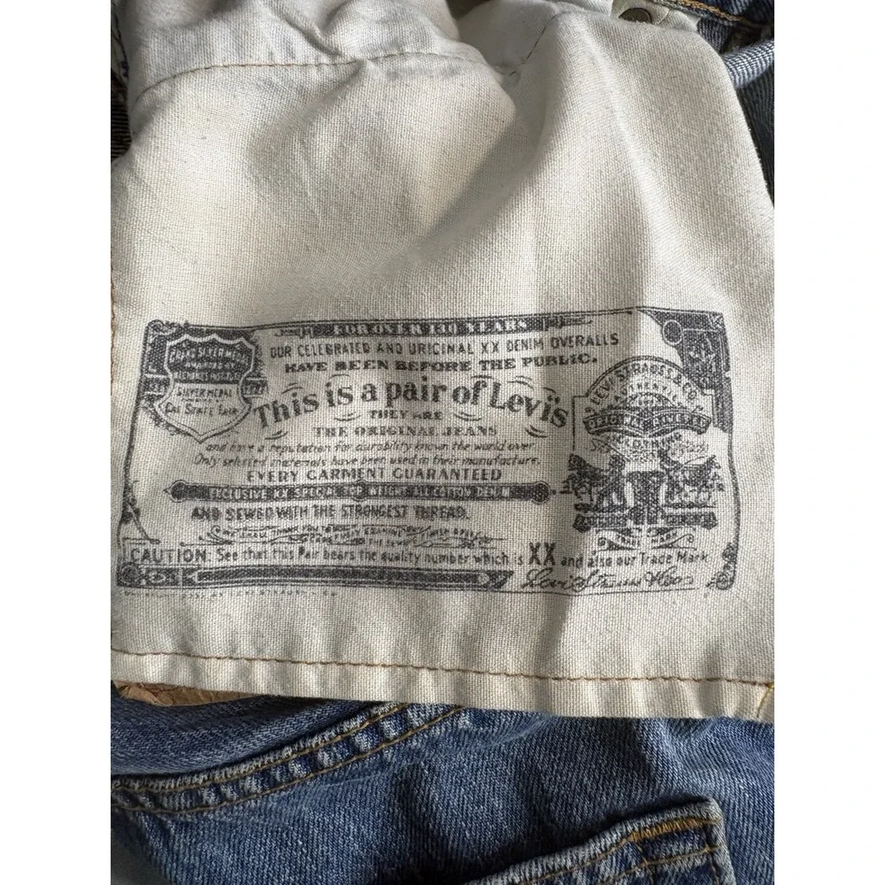 Vintage Levi's 501 Jeans Mens 33x32 32x28 Actual Button Fly Faded Y2K 15501